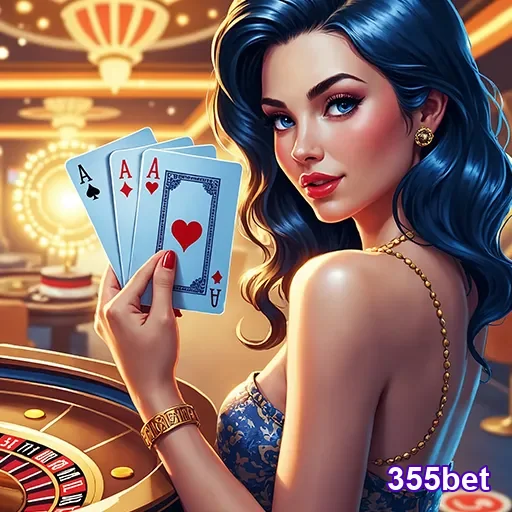 Imagem promocional do 355bet apresentando casino online com jogos e apostas, destacando o site 355bet